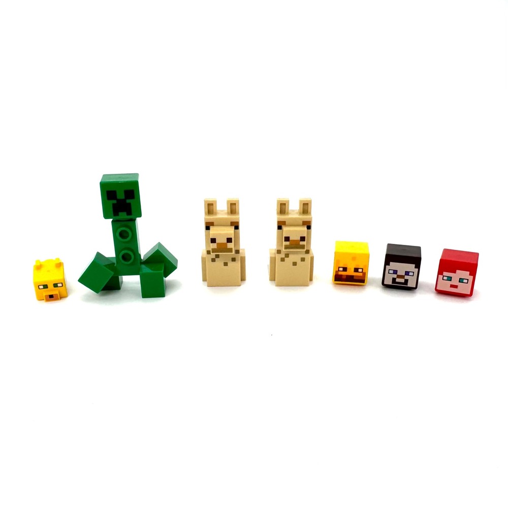 LEGO Minecraft Minifigures Lot Assorted Figures Weapons Accessories Crafting - Picture 4 of 5